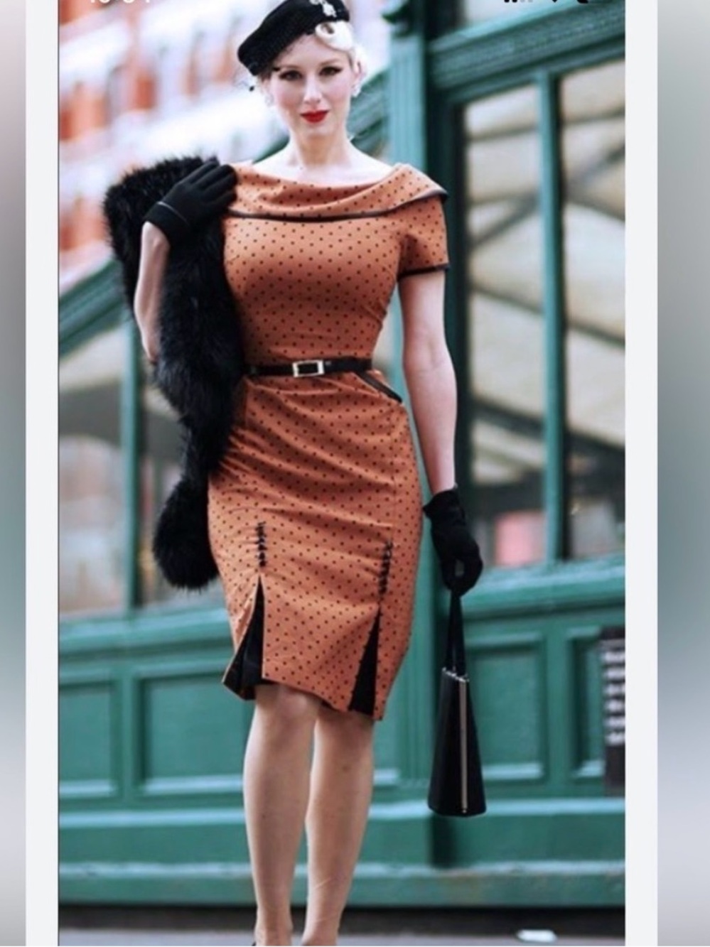 Tatyana Iced Mocha Pencil Dress